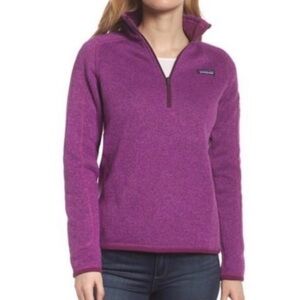 Patagonia || Quarter-Zip Better Sweater Knit Purple XS